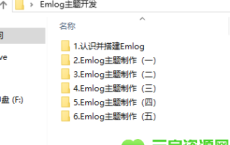 2020年最新Emlog主题开发制作教程