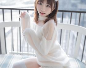 福利美图 喵糖映画白丝猫耳