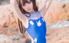 福利美图 Cos守望先锋DVA