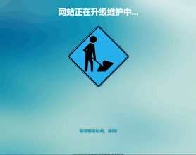 网站维护中源码