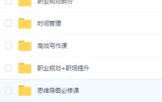  某宝100买的职场技能教程