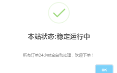  代刷网美化：首页弹出公告代码