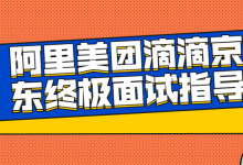 阿里美团滴滴京东终极面试指导