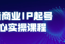 抖音商业IP起号核心实操课程