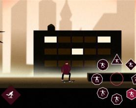 杂技直线滑板游戏去广告