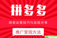 电商运营之拼多多推广变现方法