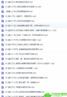 张长青：50天陪你瘦下来（完结）