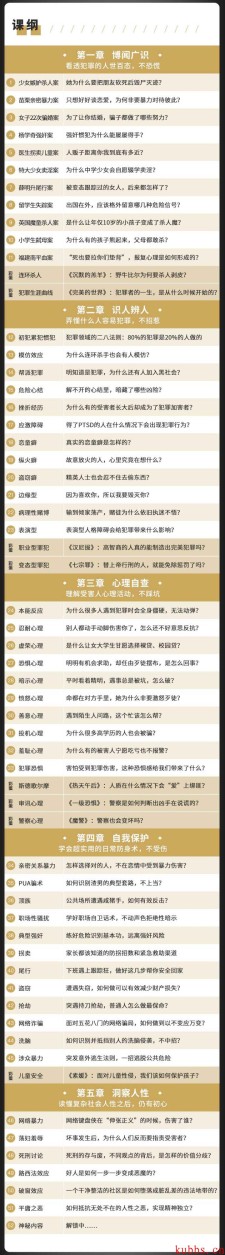 人人必修的52堂犯罪心理学